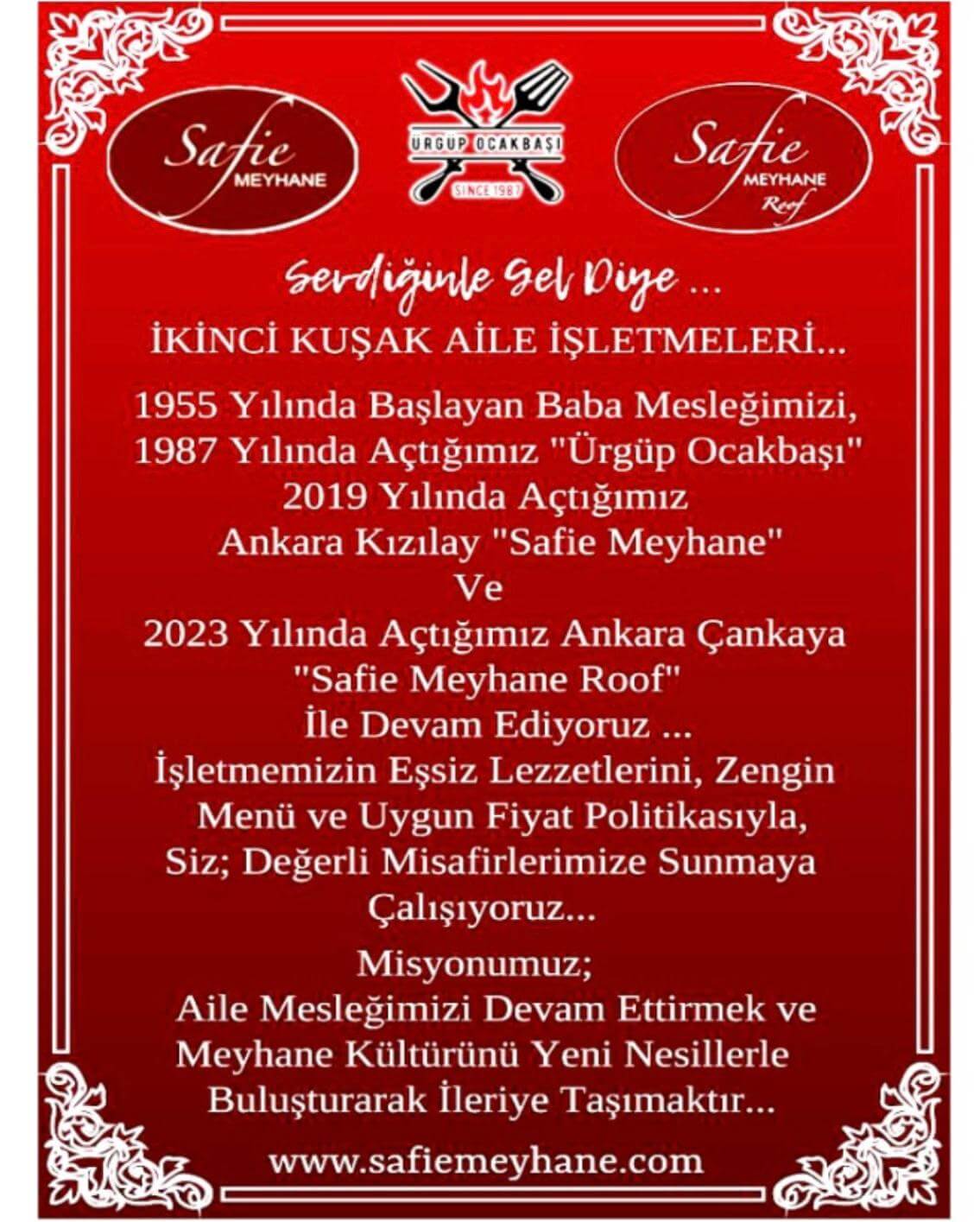 Safie Meyhane Roof Çankaya